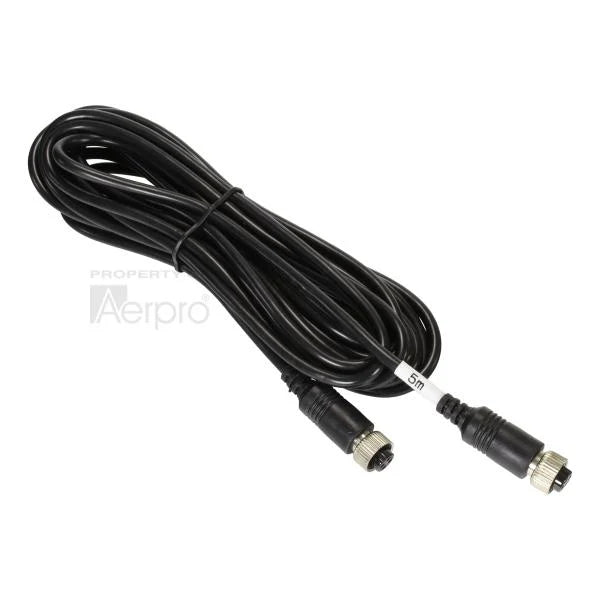 AVF2F5 5 Metre heavy duty MDVR monitor cable 4 pin female to female
