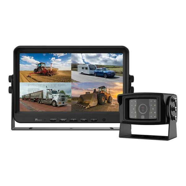 AVK10Q1 10" Heavy Duty AHD Quad View Monitor 1080p Camera Kit With DVR