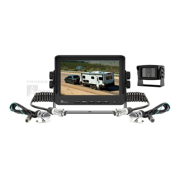 AVK7C1 7" Heavy Duty AHD Monitor 1080p Camera Caravan Kit