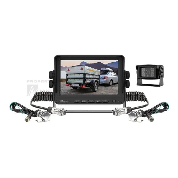 AVK7T1 7" Heavy Duty AHD Monitor 1080p Camera Trailer Kit