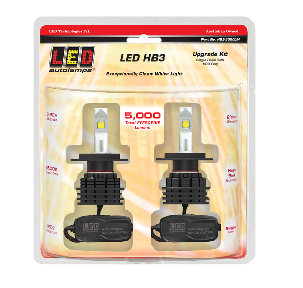 LED Autolamps HB3-5000LM